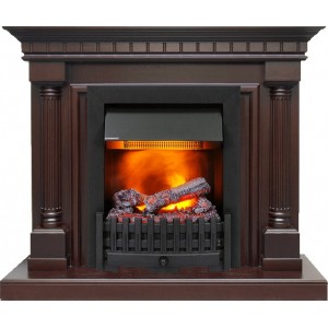 Каминокомплект Dimplex Dallas - Темный дуб с очагом Danville Black FB2