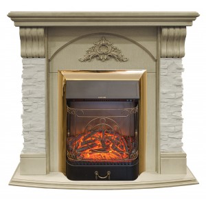 Каминокомплект RealFlame Athena WT с очагом Majestic Lux S BR