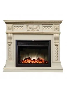 Каминокомплект RealFlame Corsica Lux WT с очагом Moonblaze Lux BL