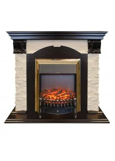 Каминокомплект RealFlame Dublin Lux AO с очагом Fobos Lux BR S