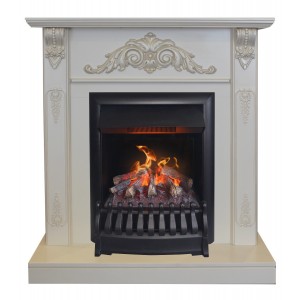 Каминокомплект RealFlame Anita WT (g) с очагом Oregan 3D