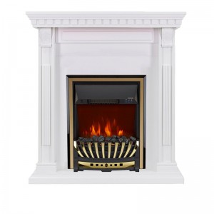 Каминокомплект Royal Flame Orlean - Белый с очагом Aspen Gold