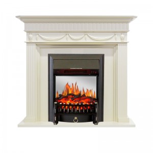 Каминокомплект Royal Flame Corfu - Слоновая кость с очагом Fobos FX M Black