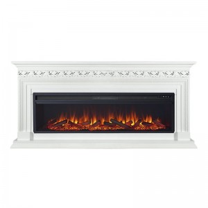 Каминокомплект Royal Flame Valletta 60 - Белый с очагом Vision 60 LOG LED