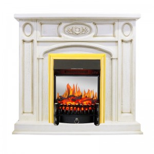 Каминокомплект Royal Flame Florence - Слоновая кость с патиной с очагом Fobos FX M Brass