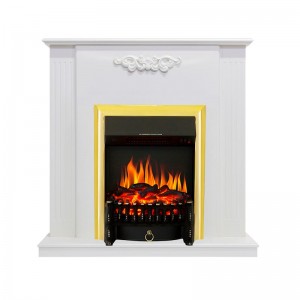 Каминокомплект Royal Flame Capri - Белое дерево делюкс с очагом Fobos FX Brass