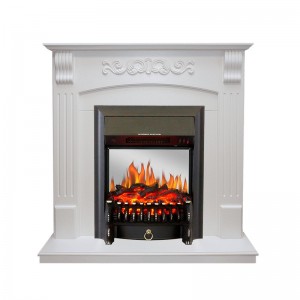 Каминокомплект Royal Flame Sorrento - Белый дуб с очагом Fobos FX M Black