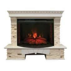 Каминокомплект RealFlame Sorento 33 WT с очагом FireSpace 33 S IR