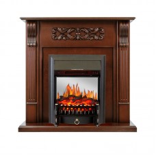 Каминокомплект Royal Flame Venice - Махагон коричневый антик с очагом Fobos FX M Black