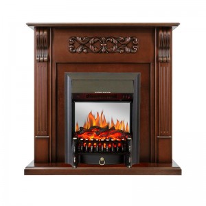 Каминокомплект Royal Flame Venice - Махагон коричневый антик с очагом Fobos FX M Black