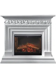 Каминокомплект Dimplex Valletta - Белый с очагом Symphony 30 DF3020-INT