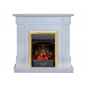 Каминокомплект RealFlame Andrea WT с очагом Majestic Lux S BR