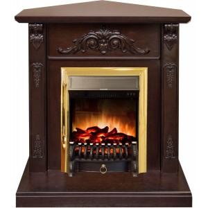Каминокомплект RealFlame Anita Corner (угловой) AO с очагом Fobos Lux BR S