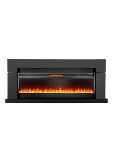 Каминокомплект Royal Flame Lindos Graphite Grey (линейный) с очагом Vision 60 LED