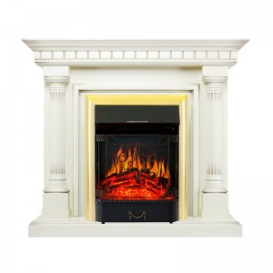 Каминокомплект Royal Flame Dallas - Слоновая кость с патиной с очагом Majestic FX Brass