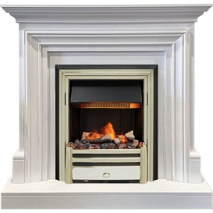 Каминокомплект Dimplex Bradford - Белый с очагом Cavendish