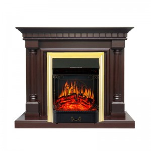Каминокомплект Royal Flame Dallas - Темный дуб с очагом Majestic FX Brass