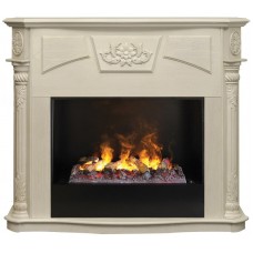 Каминокомплект RealFlame Sofie 26 WT 3D Cassette 630 + Black вставка