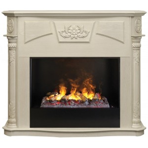 Каминокомплект RealFlame Sofie 26 WT 3D Cassette 630 + Black вставка