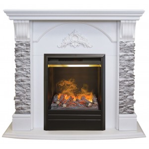 Каминокомплект RealFlame Athena GR WT с очагом Olympic 3D