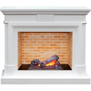 Каминокомплект Dimplex Coventry - Белый / Кирпич с очагом Cassette 400 NH