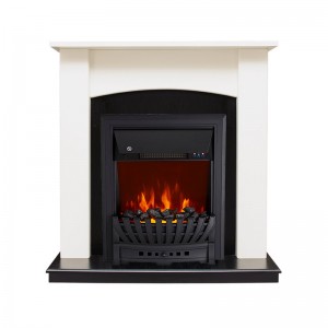 Каминокомплект Royal Flame Baltimore - Слоновая кость, черный с очагом Aspen Black
