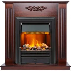 Каминокомплект Dimplex Lumsden - Махагон коричневый антик с очагом Brookline Black