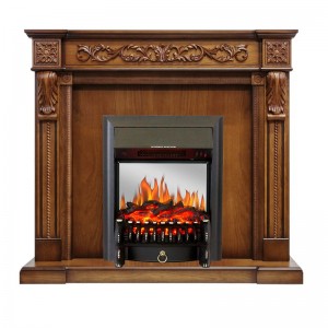 Каминокомплект Royal Flame Neapol - Дуб антик с очагом Fobos FX M Black