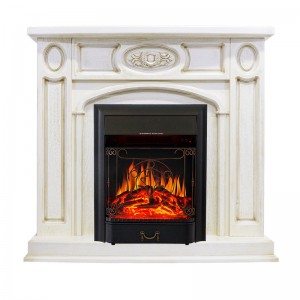 Каминокомплект Royal Flame Florence - Слоновая кость с патиной с очагом Majestic FX Black