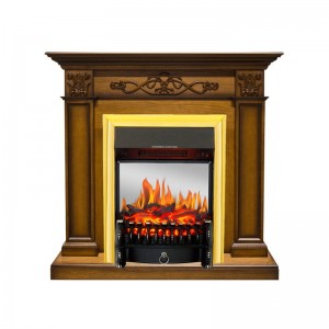 Каминокомплект Royal Flame Verona - Дуб антик с очагом Fobos FX M Brass