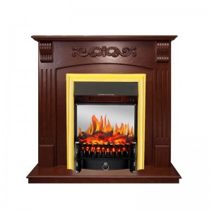 Каминокомплект Royal Flame Sorrento угловой - Орех с очагом Fobos FX M Brass