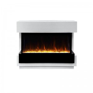 Каминокомплект Royal Flame Cube 36 - Белый с черным с очагом Astra 36 RF