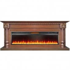 Каминокомплект Royal Flame Edinburg 60 - Орех с очагом Vision 60 LED