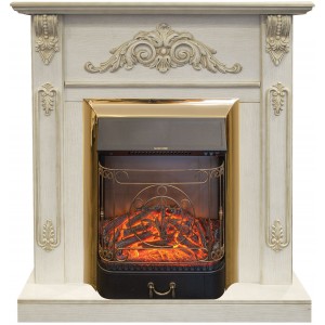 Каминокомплект RealFlame Anita WT с очагом Majestic S LUX BR