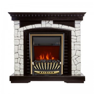 Каминокомплект Royal Flame Glasgow - Венге / Белый с очагом Aspen Gold