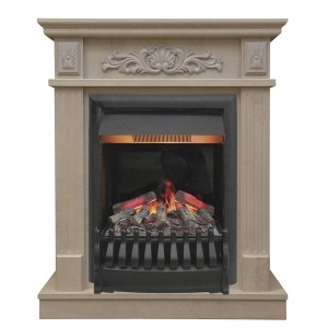 Каминокомплект RealFlame Adelaida WT с очагом Oregan 3D