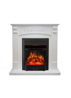 Каминокомплект Royal Flame Sorrento - Белый дуб с очагом Majestic FX Black