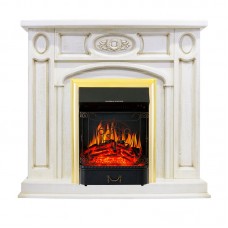 Каминокомплект Royal Flame Florence - Слоновая кость с патиной с очагом Majestic FX Brass