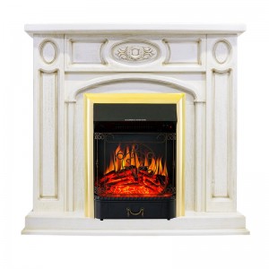 Каминокомплект Royal Flame Florence - Слоновая кость с патиной с очагом Majestic FX Brass