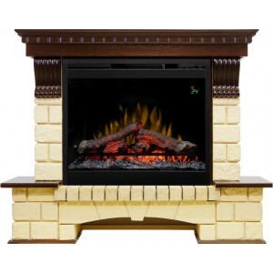 Каминокомплект Dimplex Pierre Luxe - Темный дуб / Шампань (Высота 1004мм) с очагом Symphony 26'' DF2624-L