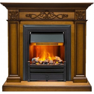Каминокомплект Dimplex Verona - Дуб антик с очагом Brookline Black