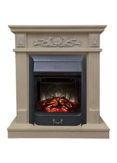 Каминокомплект RealFlame Adelaida WT с очагом Majestic Lux S BL