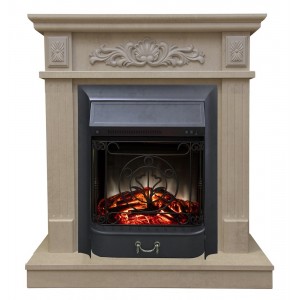 Каминокомплект RealFlame Adelaida WT с очагом Majestic Lux S BL