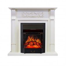 Каминокомплект Royal Flame Venice - Фактурный белый с очагом Majestic FX Black