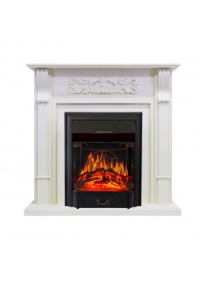 Каминокомплект Royal Flame Venice - Фактурный белый с очагом Majestic FX Black