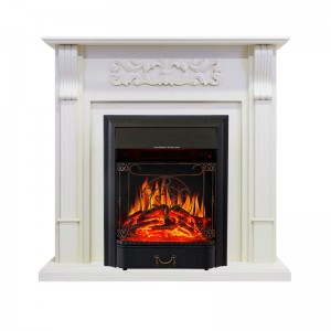 Каминокомплект Royal Flame Venice - Фактурный белый с очагом Majestic FX Black