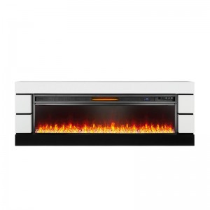 Каминокомплект Royal Flame Modern - Белый с черным с очагом Vision 60 LED