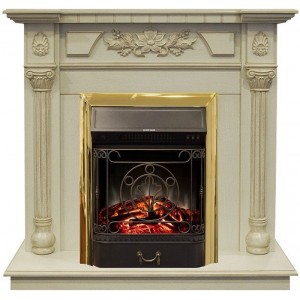 Каминокомплект RealFlame Dacota WT с очагом Majestic Lux BR S