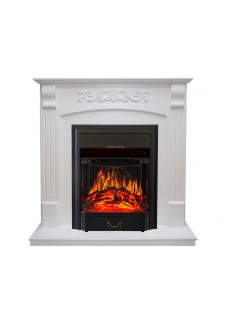 Каминокомплект Royal Flame Sorrento угловой - Белый дуб с очагом Majestic FX Black