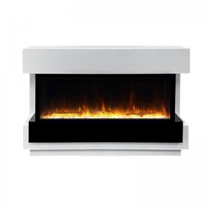 Каминокомплект Royal Flame Cube 50 - Белый с черным с очагом Astra 50 RF